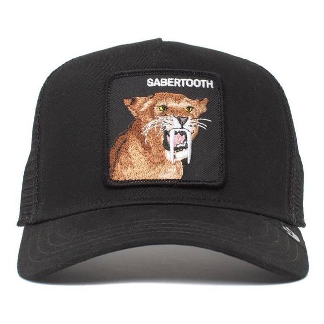 Goorin Bros The Sabertooth Tiger Unisex Trucker Cap - Black - SW1hZ2U6MTY0NDAyNg==