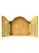 Harrows Dart Board Cabinet (Solid Oak)