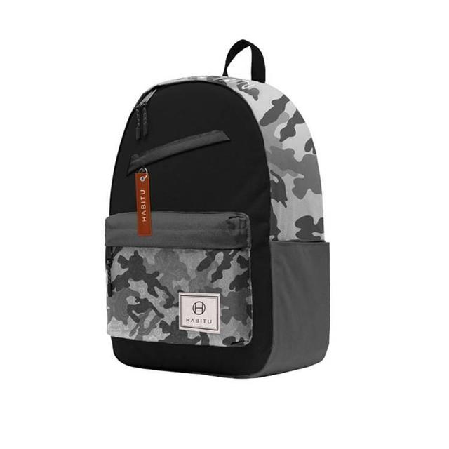 Habitu Polyester Backpack 15.6" - Gray - SW1hZ2U6MTYyNzM1OQ==