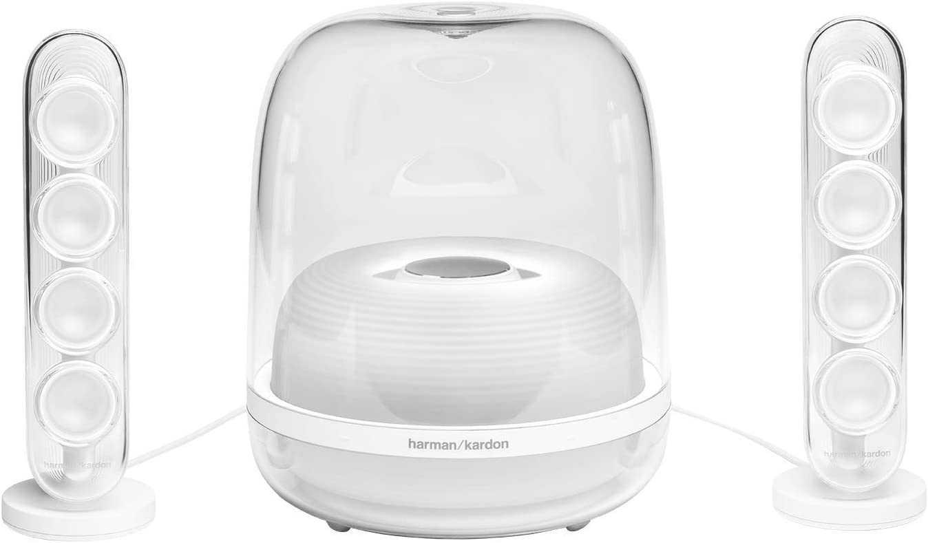 Harman Kardon Soundsticks 4 Bluetooth Wireless 2.1 Speaker System - White