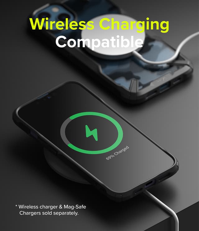 كفر جوال ايفون 13 فيوجن اكس من رينجكي لون أسود Ringke Cover for iPhone 13 Case Hard Fusion X