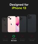 كفر جوال ايفون 13 فيوجن اكس من رينجكي لون أسود Ringke Cover for iPhone 13 Case Hard Fusion X