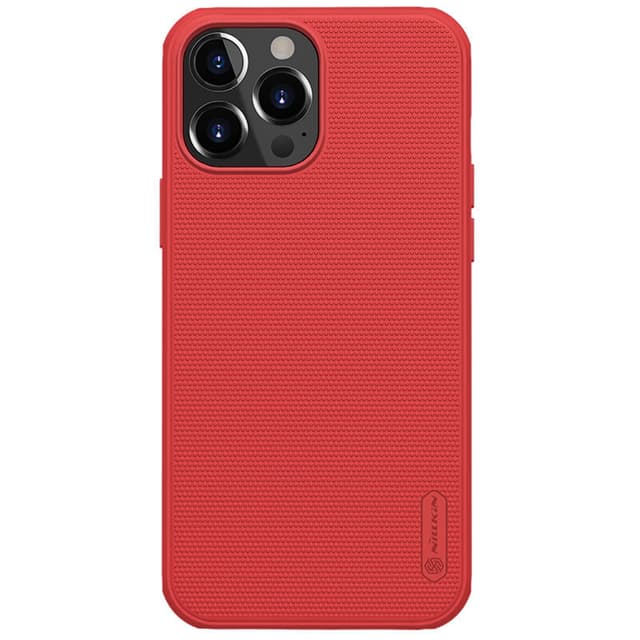 Nillkin Cover Compatible with Apple iPhone 13 Pro Max Case Super Frosted Shield Hard Phone Cover [ Slim Fit ] [ Designed Case for iPhone 13 Pro Max Cover ] - Red