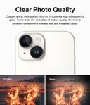 Ringke Camera Lens Frame Glass Protector Compatible with iPhone 15 Pro (2023), Anti-Fingerprint Camera Lens Tempered Glass Covers and Aluminum Alloy Frames Adhesive Coating - Black - SW1hZ2U6MTU5NjQ4NA==