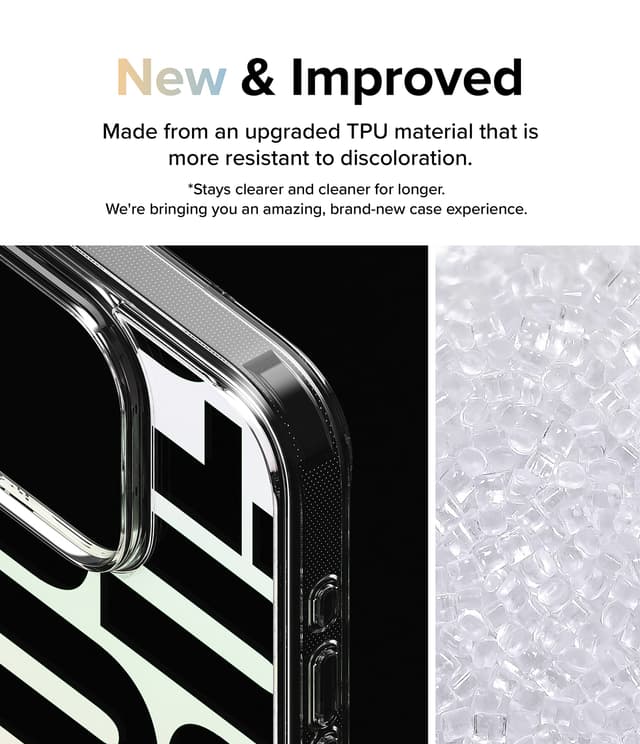 Ringke Fusion Design Case Compatible with iPhone 15 Pro Anti-Scratch Minimal Yellowing Clear Hard Back Shockproof Bumper Phone Cover - [ Designed for iPhone 15 Pro ] - Seoul