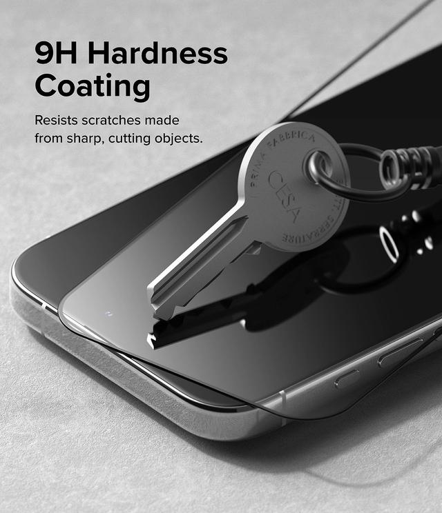 iPhone 15 Pro 9h Hardness Tempered Glass Screen Protector