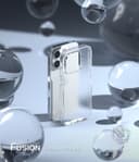 Ringke Fusion-X Compatible with iPhone 15 Pro Max Case Cover Transparent Hard Back Soft Flexible TPU Bumper Scratch Resistant Shockproof Protection iPhone 15 Pro Max Back Cover - Matte Clear