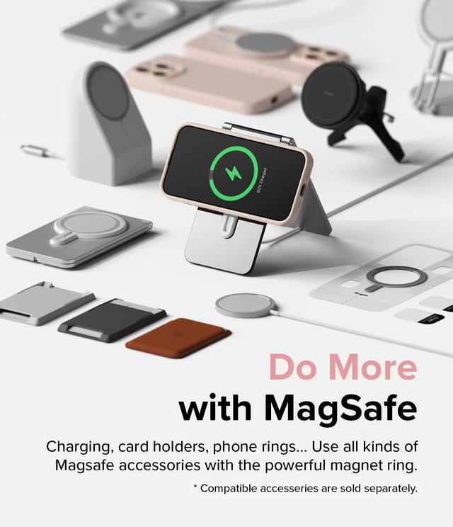 Ringke Silicone Magnetic [Compatible with MagSafe] Designed for iPhone 15 Pro Max Case, Feels Velvety Lightweight Slim Cute Soft Phone Cover for