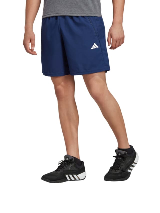 شورت اديداس رجالي رياضي بوليستر سمول أزرق Adidas Training Woven Shorts