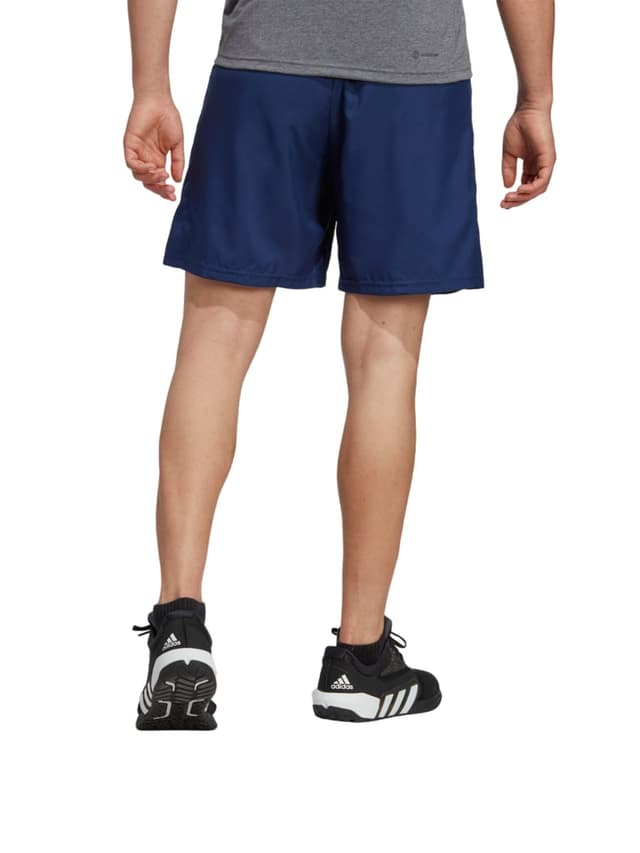 شورت اديداس رجالي رياضي بوليستر سمول أزرق Adidas Training Woven Shorts