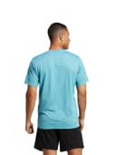 تي شيرت اديداس رجالي بوليستر سمول أزرق  Adidas TR-ES Base T