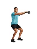 تي شيرت اديداس رجالي بوليستر سمول أزرق  Adidas TR-ES Base T