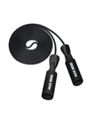 حبل قفز نايلون بطول 2.8 متر باللون الأسود من آيرون جيم Iron Gym Nylon Speed Rope Size 2.8 mColor Black
