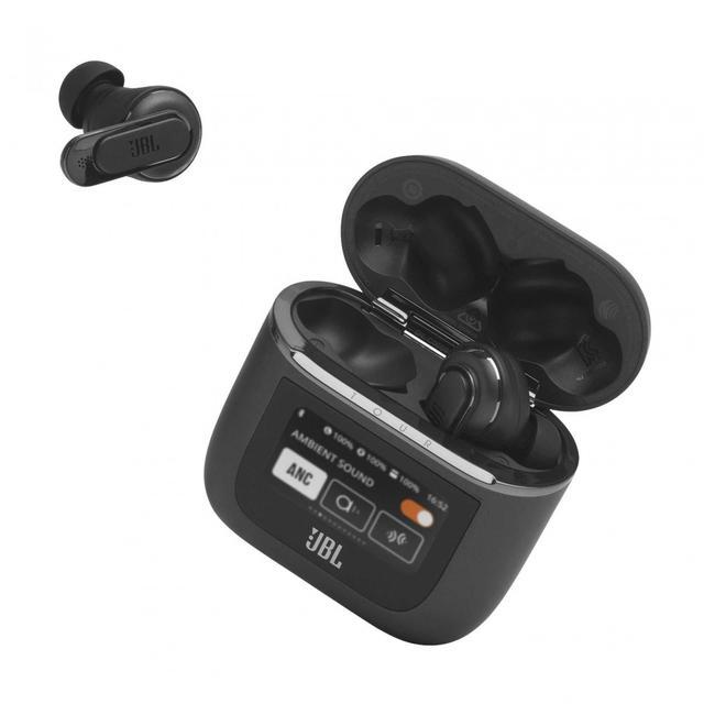 سماعات jbl بلوتوث تور برو 2 لاسلكية بخاصية الغاء الضوضاء أسود جي بي ال JBL Tour Pro 2 True Wireless Noise Cancelling Earbuds - SW1hZ2U6MTYyNjU1MA==