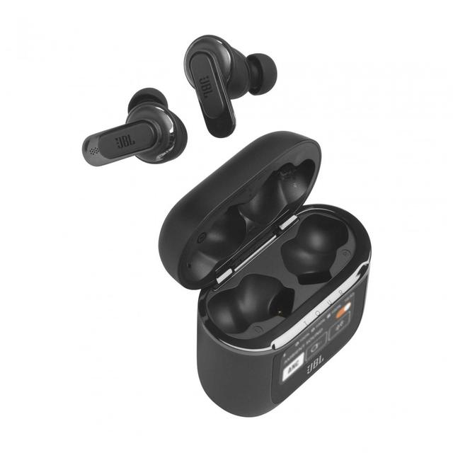 سماعات jbl بلوتوث تور برو 2 لاسلكية بخاصية الغاء الضوضاء أسود جي بي ال JBL Tour Pro 2 True Wireless Noise Cancelling Earbuds - SW1hZ2U6MTYyNjU1NA==