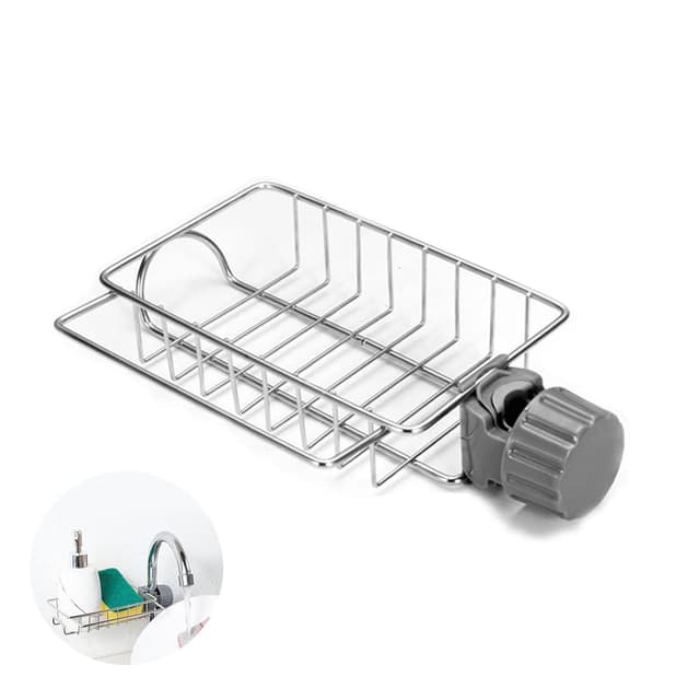 حامل أدوات التنظيف معدني يعلق بالصنبور من او اوزون قياس صغير O Ozone Hanging Organizer