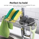 حامل أدوات التنظيف معدني يعلق بالصنبور من او اوزون قياس كبير O Ozone Hanging Organizer