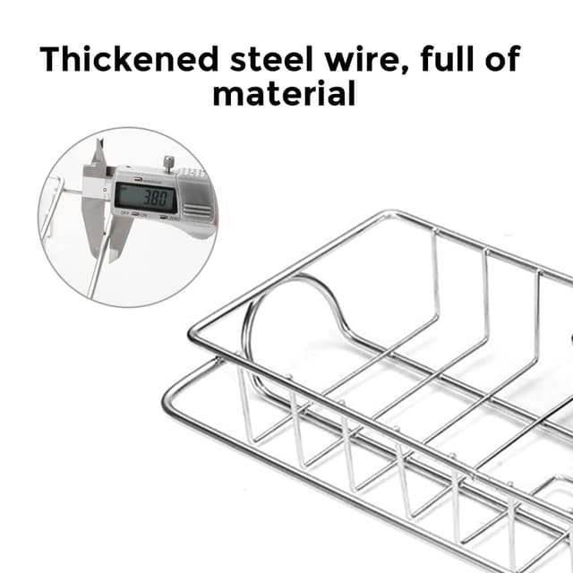 حامل أدوات التنظيف معدني يعلق بالصنبور من او اوزون قياس كبير O Ozone Hanging Organizer