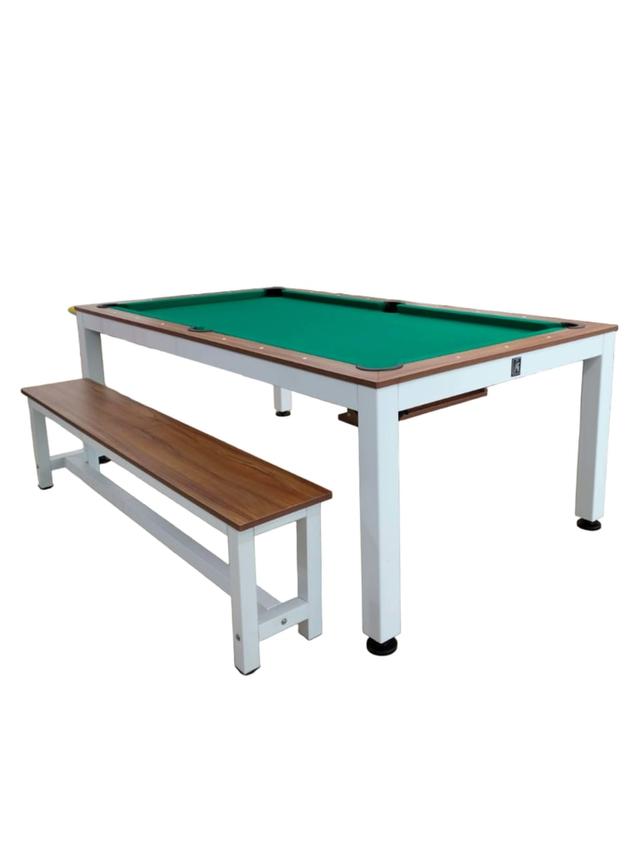 طاولة بلياردو 8 قدم كينغ شوت أخضر Knightshot Dinnete Model Dining Pool Table - SW1hZ2U6MTUzMDEyMQ==