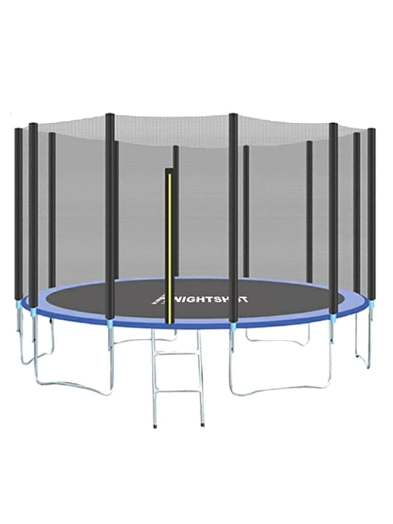 ترامبولين للاستخدام الخارجي مع شبكة حماية بمقاس 306 سم نايت شوت Knightshot Outdoor Round Trampoline