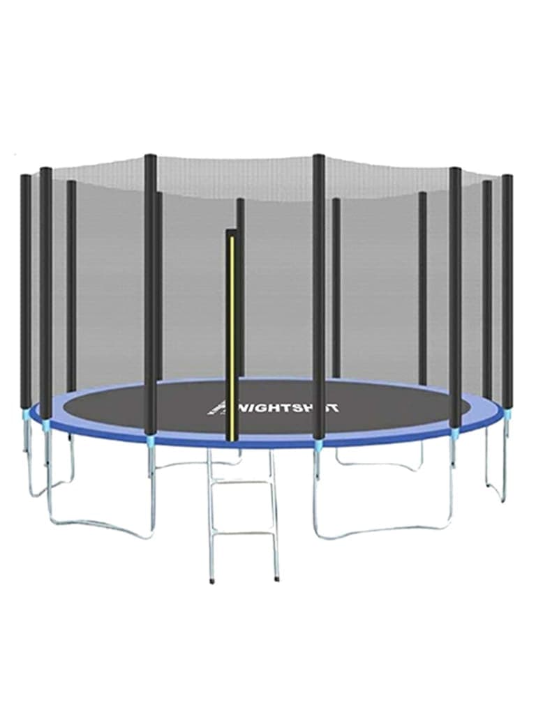 ترامبولين للاستخدام الخارجي بقطر 365 سم مع شبكة حماية نايت شوت Knightshot Outdoor Round Trampoline