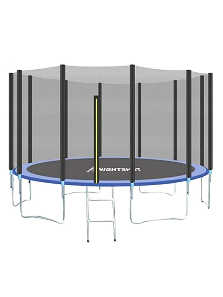 ترامبولين للاستخدام الخارجي بقطر 426 سم مع شبكة حماية نايت شوت Knightshot Outdoor Round Trampoline