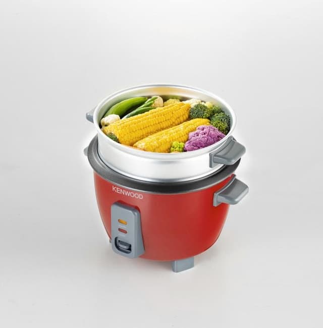 طباخة الأرز المنزلية 0.6 لتر كينوود احمر Kenwood Rice Cooker