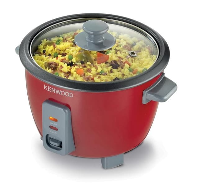 طباخة الأرز المنزلية 0.6 لتر كينوود احمر Kenwood Rice Cooker