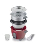 طباخة الأرز المنزلية 0.6 لتر كينوود احمر Kenwood Rice Cooker