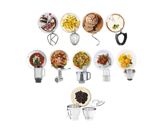 عجانة كينود الكهربائية 7 لتر مع 9 ملحقات Kenwood Titanium Kitchen Machine