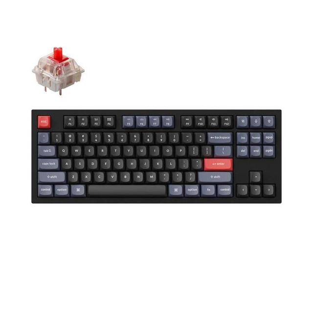 Keychron Q3 QMK Custom Hot-Swappable Gateron G-PRO Mechanical Keyboard With Red Switch & RGB - SW1hZ2U6MTYyMjgyMQ==