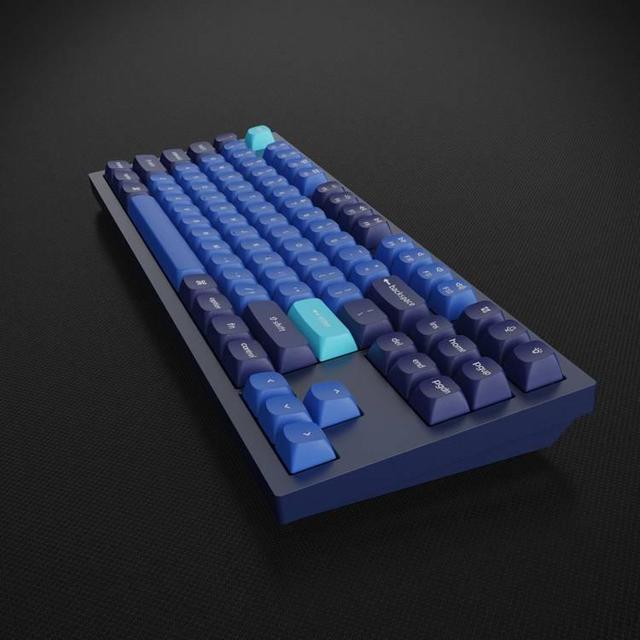 كيبورد قيمنق لون ازرق بكبسة زرقاء و نوب RGB Keychron Q3 QMK Custom Hot Swappable Gateron G Pro Keyboard With RGB Knob And Blue Switch - SW1hZ2U6MTYyMzAxNQ==