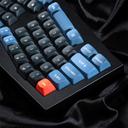 كيبورد العاب ميكانيكي تصميم منحني للحروف سويتش اسود RGB من كيكرون Keychron Q8 Wired Mechanical Keyboard Swappable RGB Backlight Blue Switch Black - SW1hZ2U6MTYyMjgxMg==