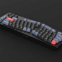 كيبورد العاب ميكانيكي تصميم منحني للحروف سويتش اسود RGB من كيكرون Keychron Q8 Wired Mechanical Keyboard Swappable RGB Backlight Blue Switch Black - SW1hZ2U6MTYyMjgxNA==