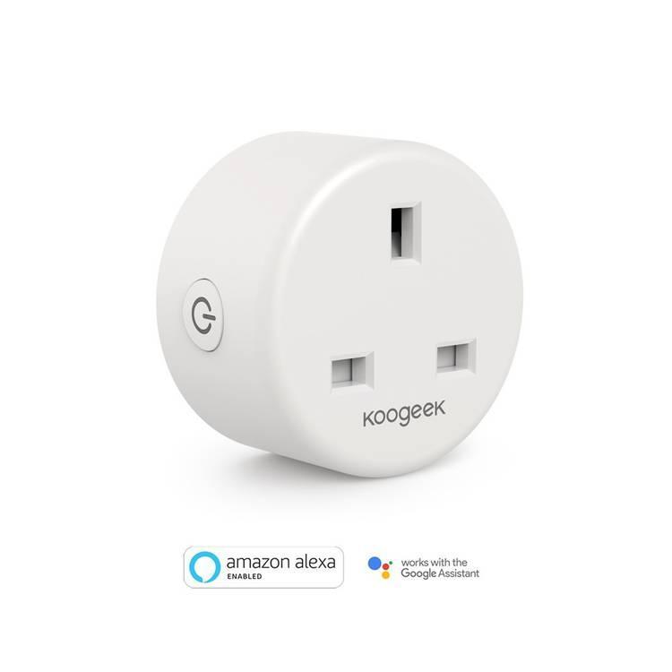قابس ذكي كهربائي لون أبيض من كوجيك Koogeek Smart Plug