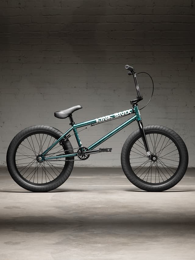 دراجة هوائية سيكل رياضية باللون الأخضر اللامع من كينك بي ام اكس KinkBMX - LAUNCH Bike Color Gloss Galaxy Green