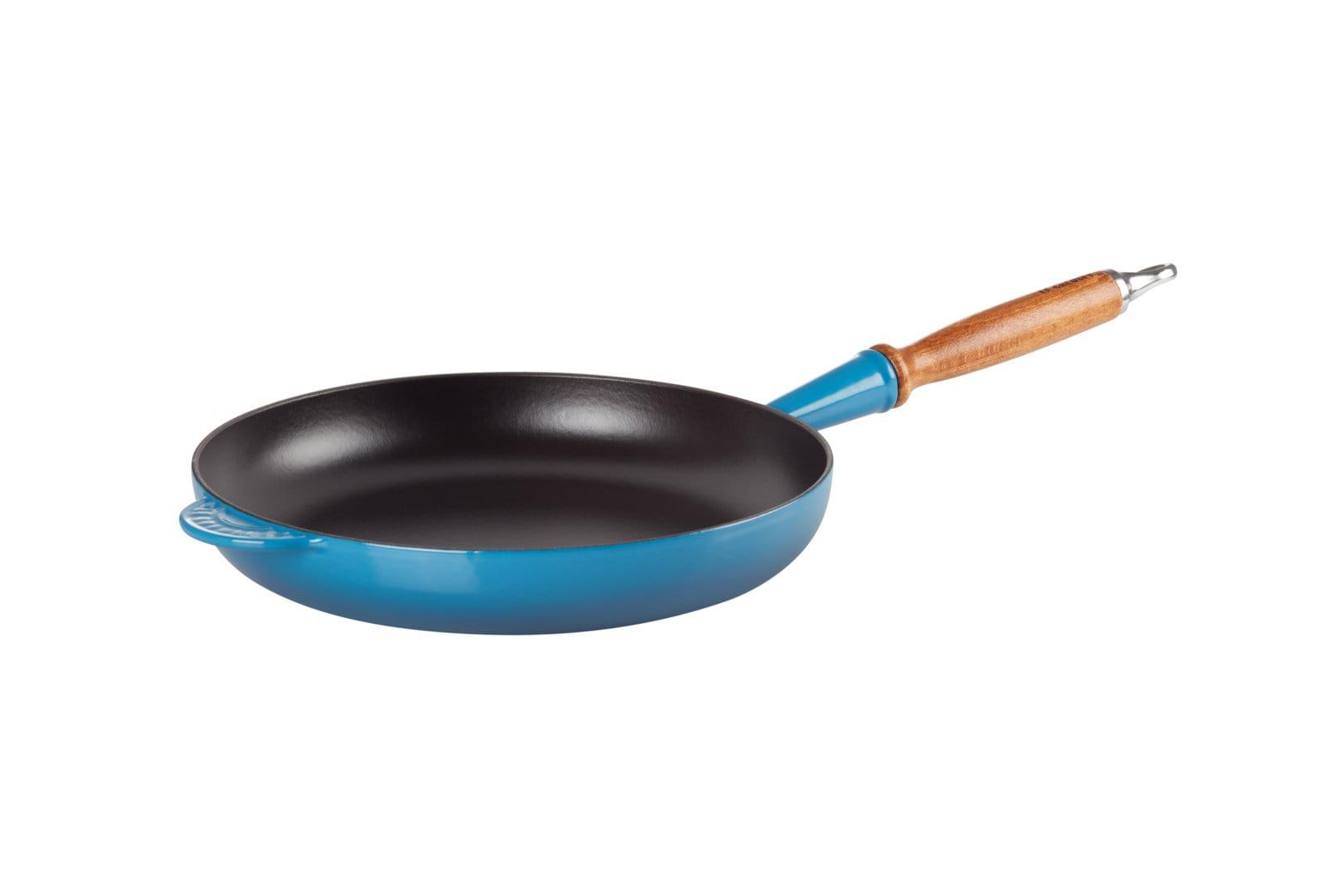 طاوة تيفال 28 سم لوكروسيه أزرق LE CREUSET FRYING PAN