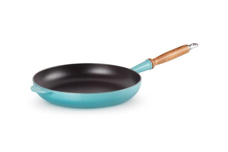 طاوة تيفال 28 سم لوكروسيه أزرق نهري LE CREUSET FRYING PAN