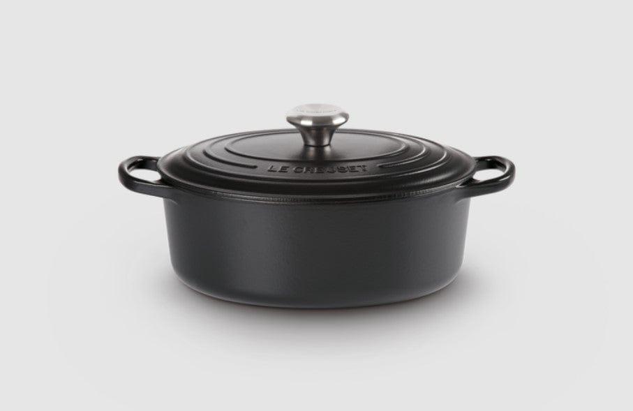 LE CREUSET OVAL FRENCH OVEN 31CM SATIN BLACK