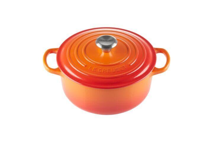 LE CREUSET ROUND FRENCH OVEN 22CM FLAME - 21177220902430