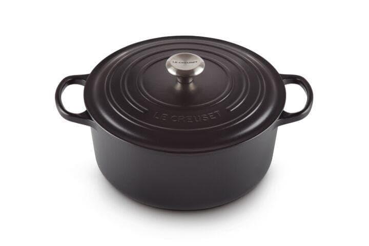 قدر حديد الزهر 3.3 لتر دائري لوكروسيه أسود LE CREUSET ROUND FRENCH OVEN