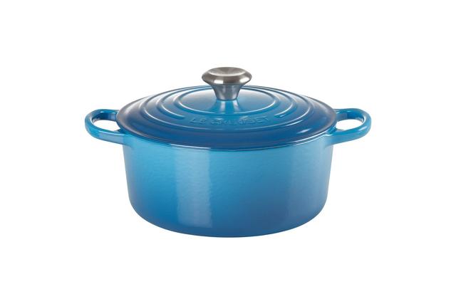 LE CREUSET ROUND FRENCH OVEN 28CM MARSEILLE BLUE - 21177282002430 - SW1hZ2U6MTU2MDk0Nw==