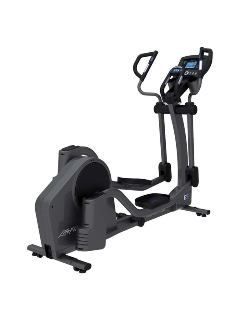 دراجة رياضية بحامل للكوب لايف فتنس Life Fitness E5 Cross Trainer Base, Titanium-Base+Go Console