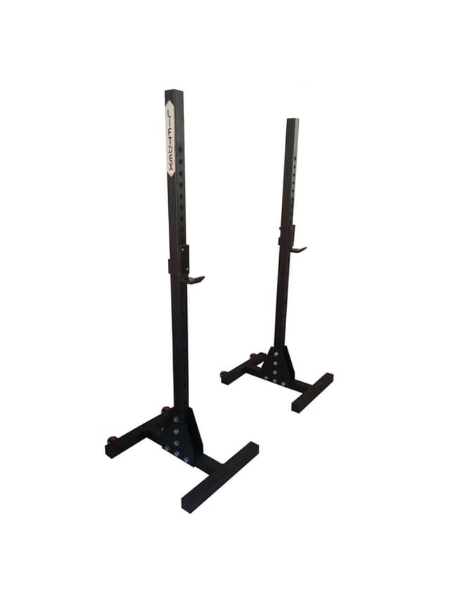 حامل بار سكوات بارتفاع 1.8 متر قابل للتعديل مع عجلات ليفتدكس Liftdex Batman StandFree Standing Squat Rack - 717110