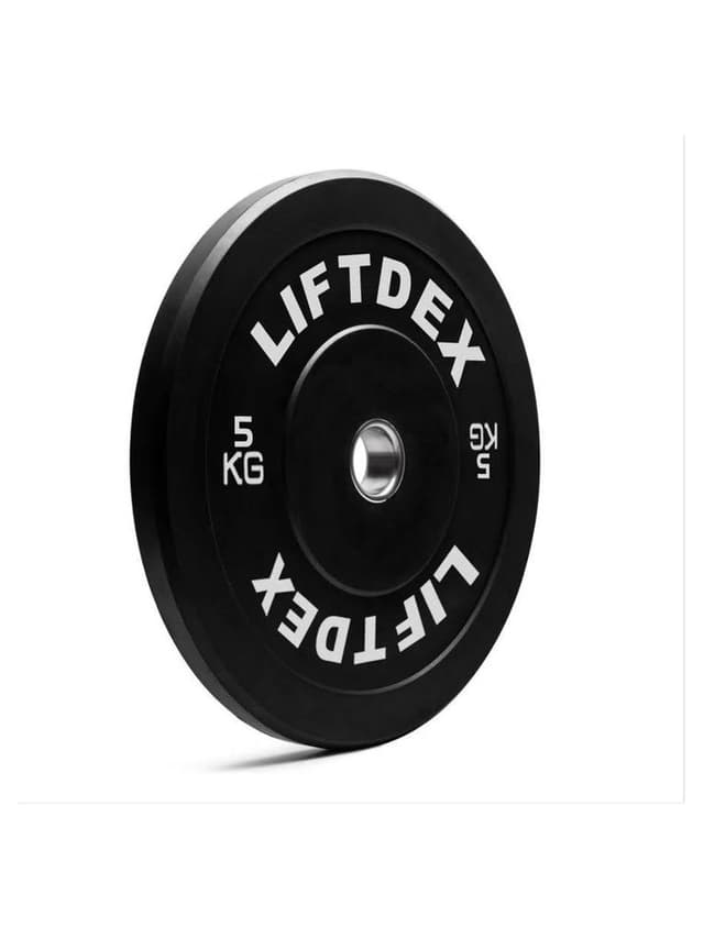 دمبل لوح مطاطي 5 كغ قطعة واحدة من ليفت ديكس Liftdex Rubber Bumper Plate, 1 Piece Weight 5 Kg - 313920