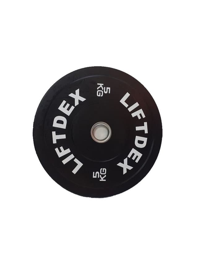 دمبل لوح مطاطي 5 كغ قطعة واحدة من ليفت ديكس Liftdex Rubber Bumper Plate, 1 Piece Weight 5 Kg - 719457