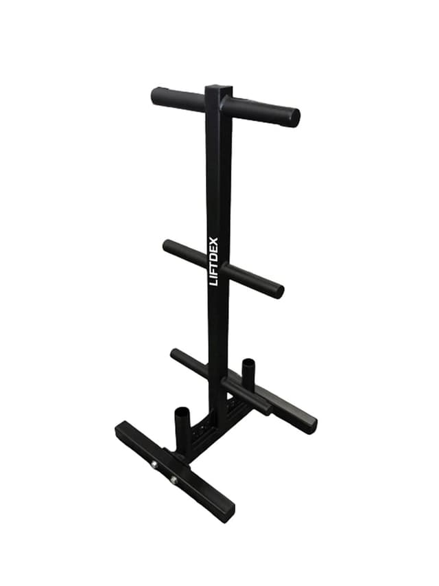 حامل اثقال حديد ثلاث طوابق مع حامل بار حديد ليفت ديكس Liftdex Plate Tree With Barbell Holder - 717101