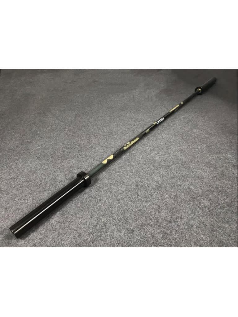 Liftdex Queen Barbell 15 kg Black Sleeve + Como Shaft (Camo Cerakote Barbell)