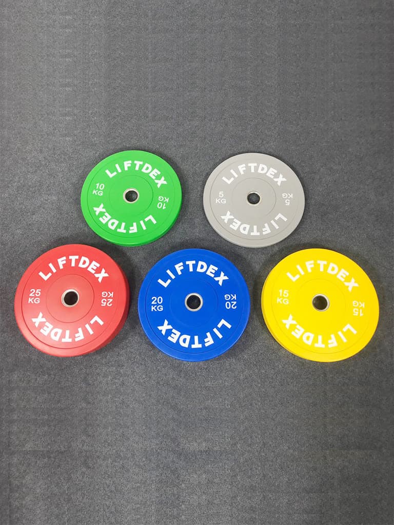 Liftdex Colored Rubber Plates Weight 10 Kg