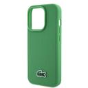 Lacoste HC Magsafe Iconic Petit Pique PU Woven Logo for iPhone 15 Pro -Green - SW1hZ2U6MTYyMjUyOQ==